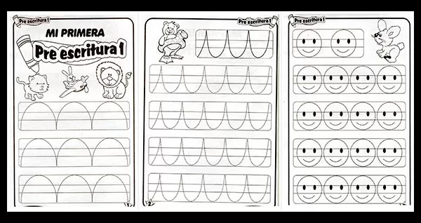 Cuadernillo de preescritura para preescolar gratis