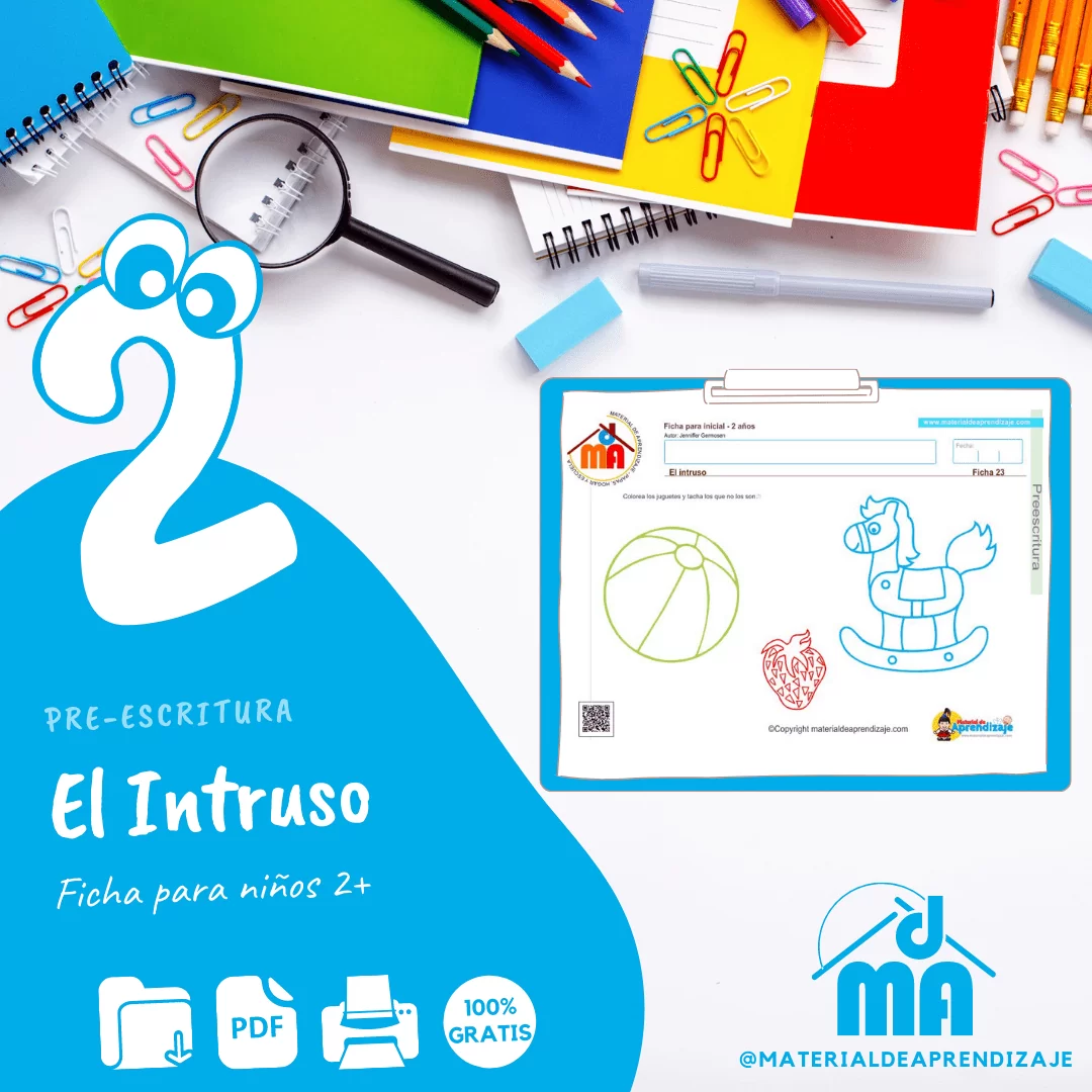 Preescritura 2 años 23: El intruso