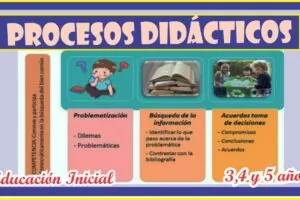 Procesos Didácticos por cada Área de Educación Inicial