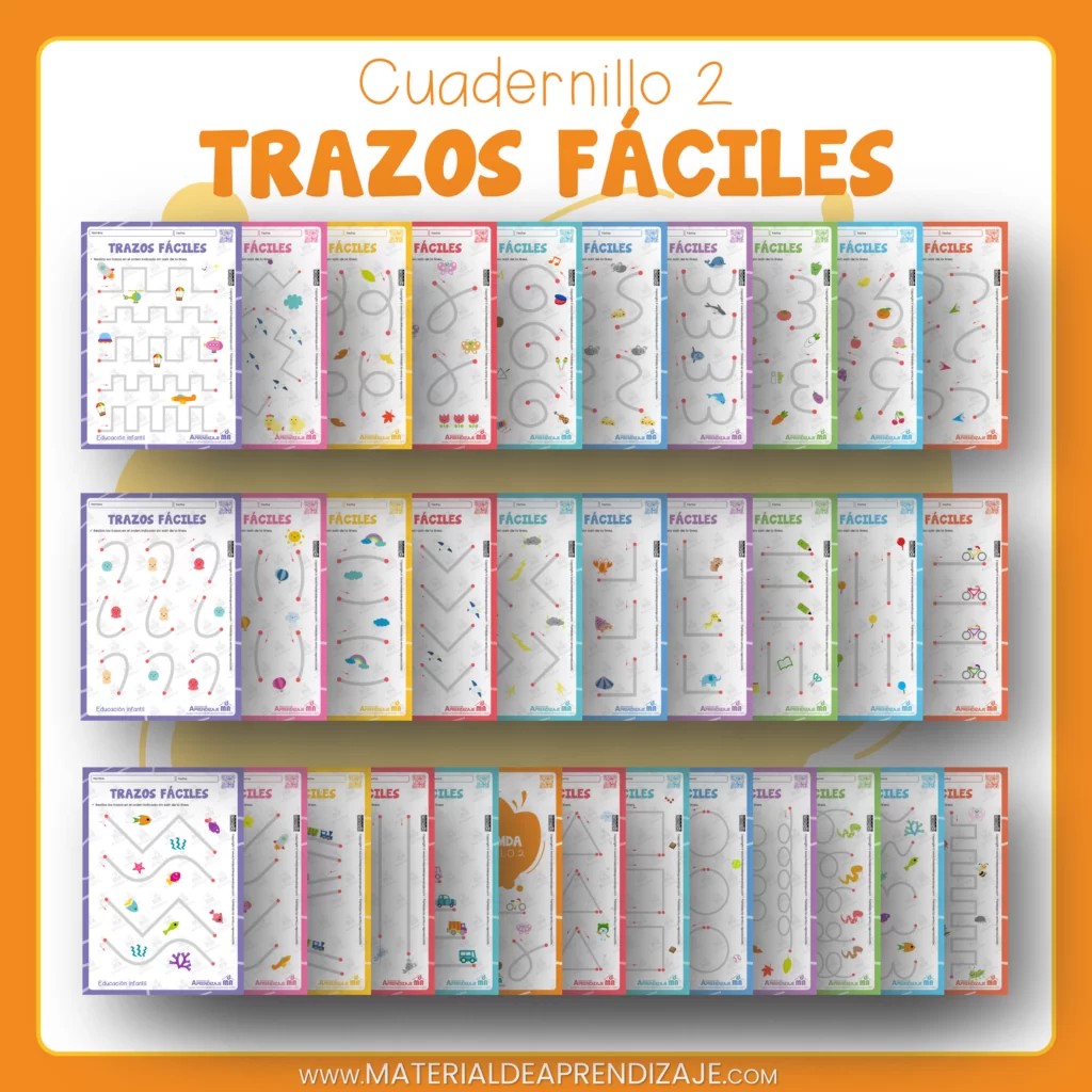 Trazos Fácil: Cuadernillo 2