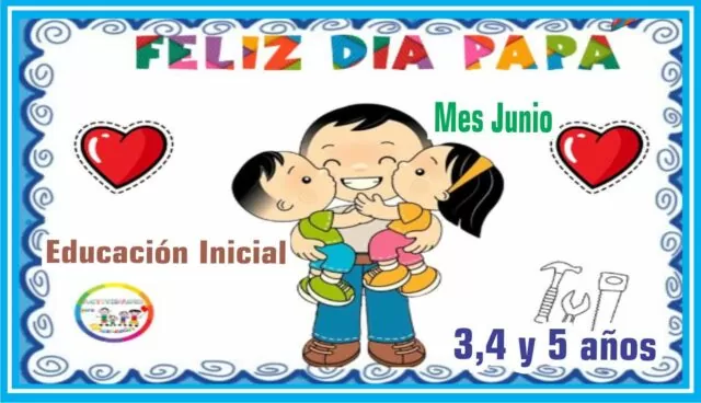 FICHAS para COLOREAR por el DÍA del PADRE para 3,4 y 5 años