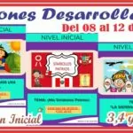 SESIONES DESARROLLADAS del 08 al 12 de Julio para 3, 4 y 5 años