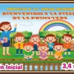 Proyecto «Bienvenidos a la fiesta de la PRIMAVERA» para 3,4 y 5 años