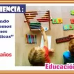 Proyecto «Jugando aprendemos nociones matemáticas» para 3,4 y 5 años