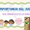 IMPORTANCIA DEL JUEGO EN EL APRENDIZAJE  DE LOS NIÑOS